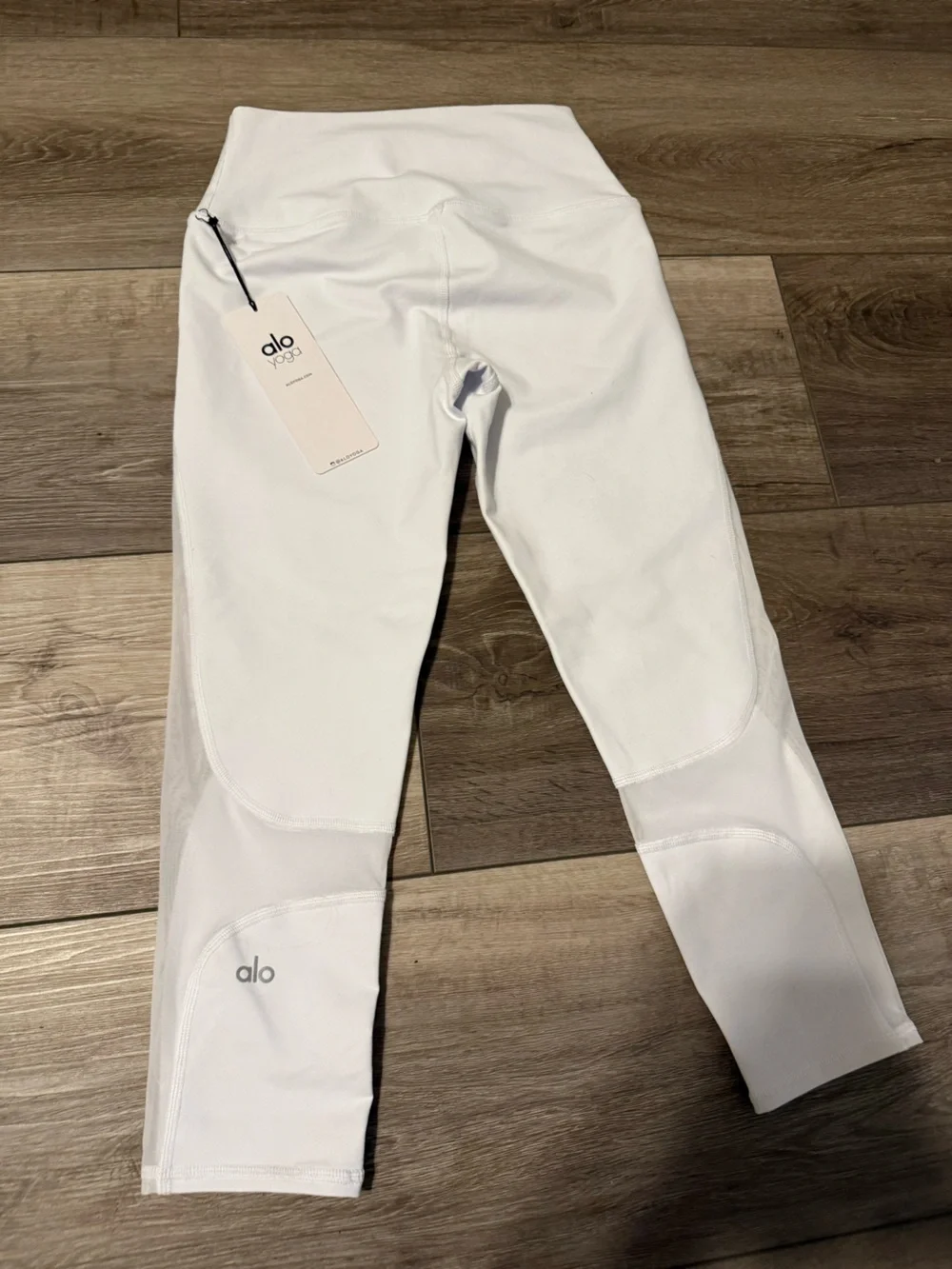 ALO Yoga White Sculpting High-Waist Leggings